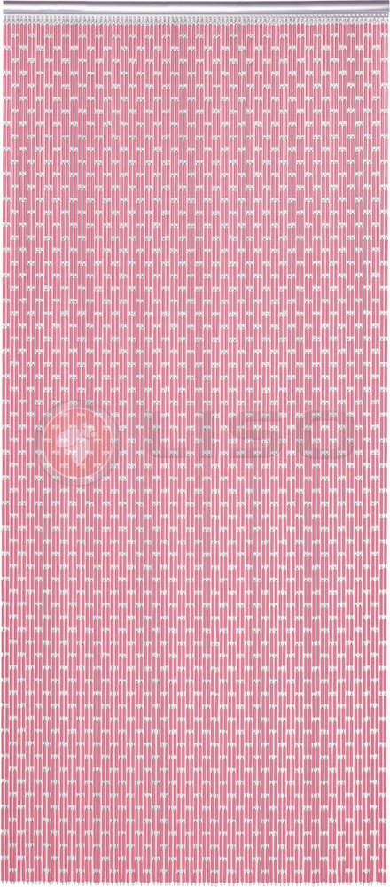 Liso Vliegengordijn - Hulzengordijn Lichtroze - 92 x 209 cm