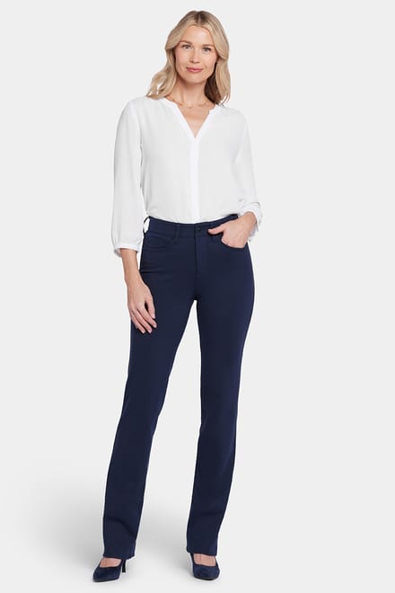 Marilyn Straight Sculpt-Her™ Broek | Oxford Marineblauw
