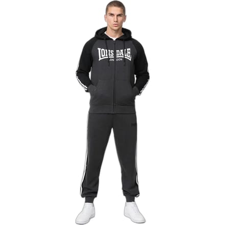Hooded sweatshirt met rits en klassieke snit Lonsdale Glentruan