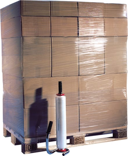 Folie | handrol stretchfolie | LLDPE | 50cm | 300m | 20my | transparant | per rol