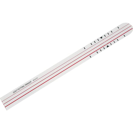 Golf Putting Mat Acryl Nauwkeurige Schaal Lijn Draagbaar Dubbelzijdig Rechte Putter Trainingstool white