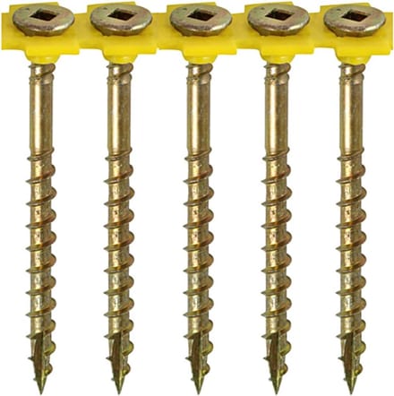 TIMco 1000 stuks Gekleurde vloerschroef 4.2 x 55 mm Geel