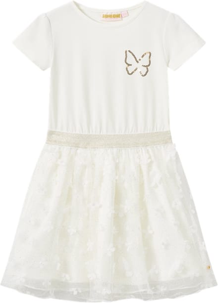 Someone ADEL-SG-51-W Meisjes Jurk - ECRU