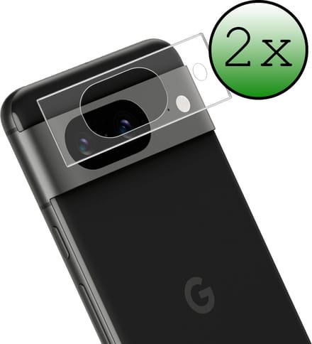Camera Lens Protector - 2 Stuks Geschikt voor Google Pixel 8a - Camera Screenprotector Beschermglas - Gehard Glas - Tempered Glass - Screen Protector