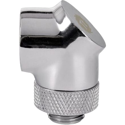 Thermaltake Pacific G1/4 90 Degree Adapter – Chrome Waterkoelinghoekverbinder
