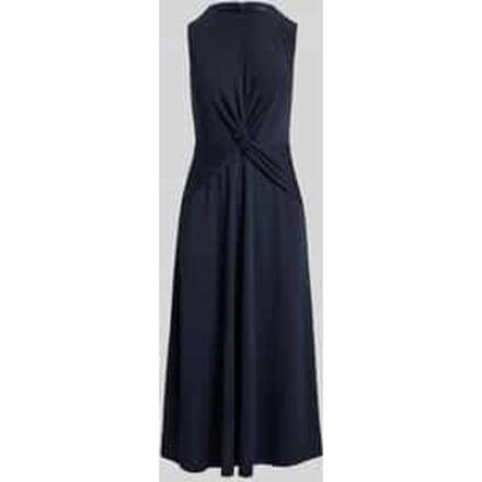 Jurk met knoopdetail in de taille