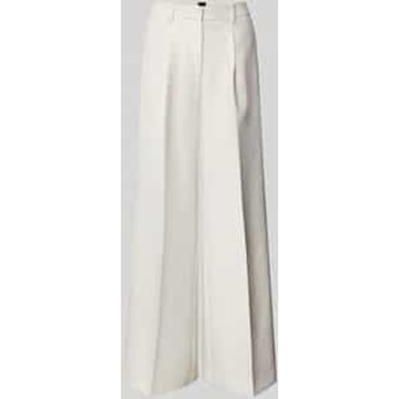 Regular fit broek met wijde benen
