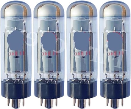 Vacuümbuis - Audio buis - Hifi versterker - Bijpassende quad - 4 stuks - Zilver