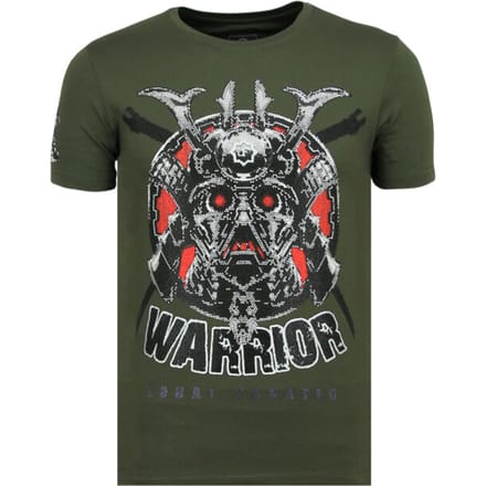 Savage Samurai - Print T shirt Heren - 6327G - Groen