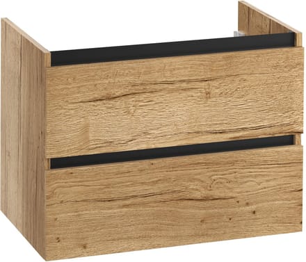 Saqu Gaia wastafelonderkast 80x50,5x60cm eiken marcato — greeploos
