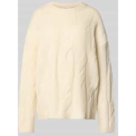 Oversized gebreide pullover met ribboorden, model 'Will'