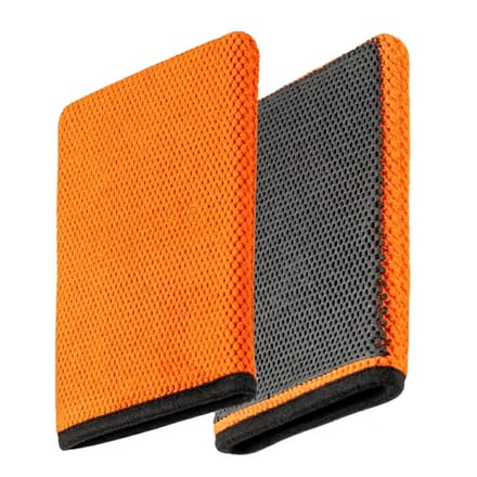 Glossio Clay Mitt Microvezel Schoonmaak Handschoen voor Vuilverwijdering Oranje