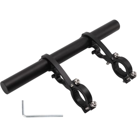 Multifunctionele Fietshandvatbeugel Aluminiumlegering Fietsstuur Extender Verlengstuk Montagebeugel black