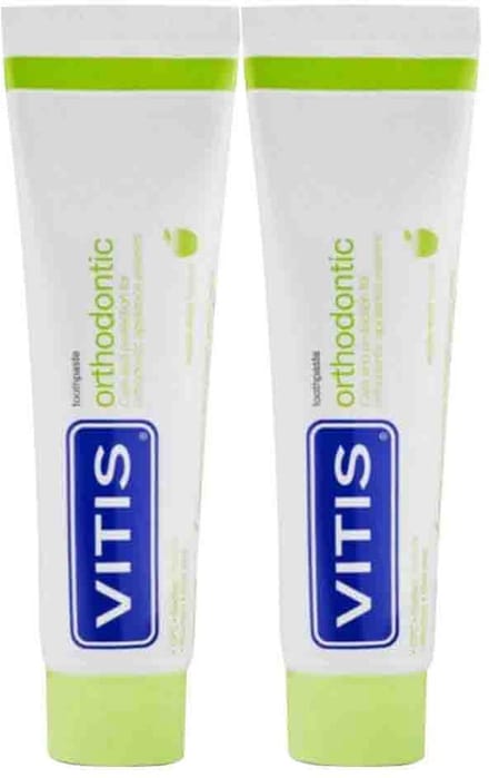 Vitis - Tandpasta Orthodontic - 2 x 75 ml - Voordeelverpakking
