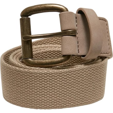 Canvas riem met oogjes Urban Classics