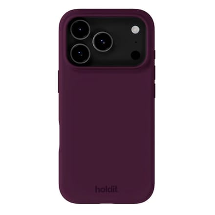 Holdit Silicone Case geschikt voor Apple iPhone 17 Pro - Deep Plum