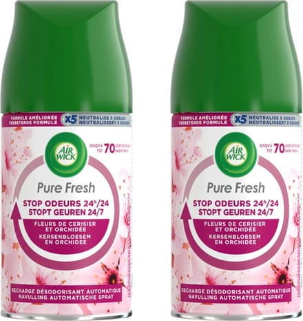 Air Wick - Luchtverfrisser - Navulling - Aziatische Kersenbloesem - 250ml x 2
