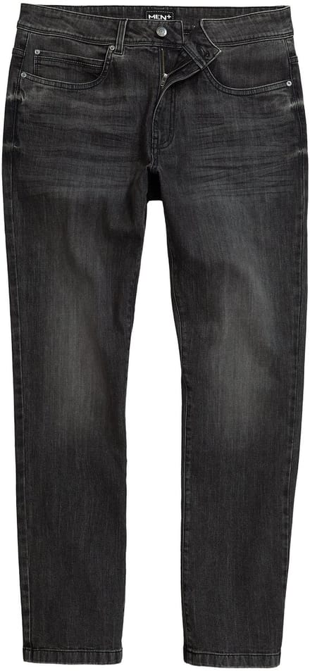 Men Plus - Heren - Jeans regular fit 5-pocket - Zwart - Maat 52