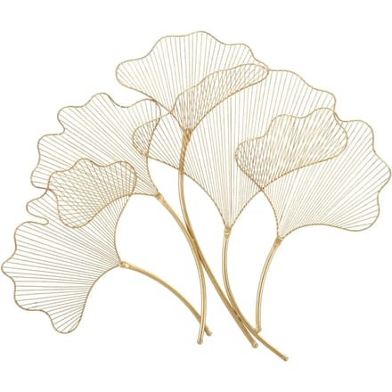 Wanddecoratie Mauro Ferretti Glam Leaf