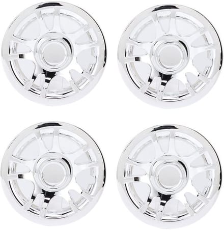 Jhubersproducts - 8 Inch Karnaafdoppen - Verchroomde Wieldoppen