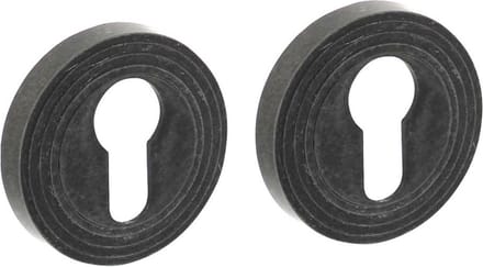 Intersteel Rozet met profielcilindergat ø55x10 mm oud grijs