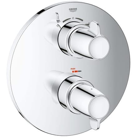 GROHE Grohtherm Special afbouwdeel T voor inbouw badkraan - 21cm chroom