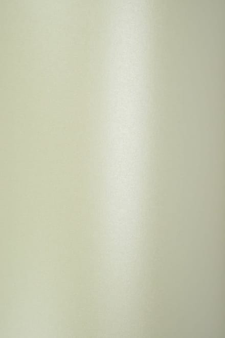 Netuno - groen metallic papier - A4 - 21 x 29,7 cm - 10 vellen - 250 gram - Majestic Fresh Mint