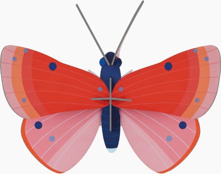 Studio Roof wanddecoratie Speckled Copper butterfly