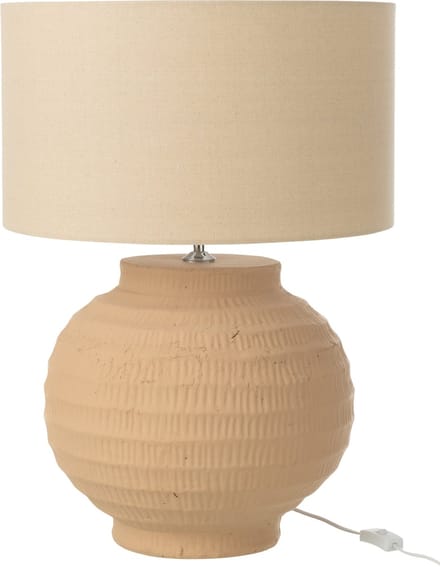 J-Line lamp - terracotta - beige