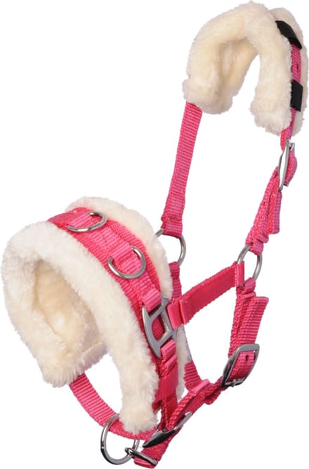 MHS Nylon Kaptoom met bont Extra Full Roze