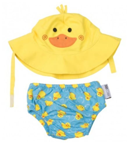 Zoocchini UV zwemluier setje Puddles the Duck 12-24 maanden