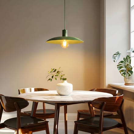 TK Lighting Hanglamp Astra, groen, metaal, Ø 41 cm, E27