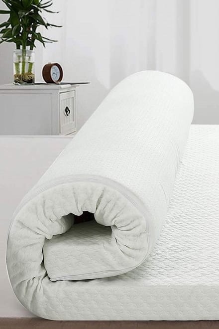 180x220 Topmatras - 9cm dik - Nasa Traagschuim - Afritsbaar en wasbaar - Topper Topdek - Visco