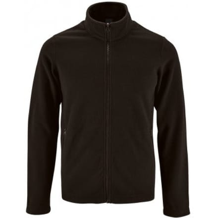 SOLS Heren Normandische Fleece Jas (Zwart)