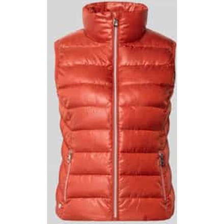 regular fit bodywarmer met gewatteerde look