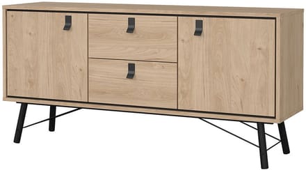 Ry dressoir 2 deuren 2 lades eikdecor.