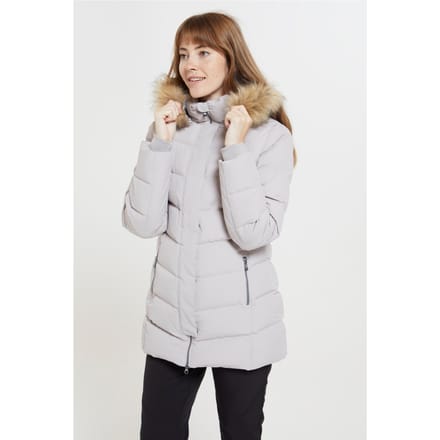 Mountain Warehouse Dames/Dames Isla II Lange Donzen Jas (Beige)