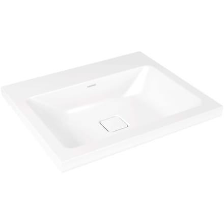 Kaldewei CONO countertop washbasin 3083 without tap hole, 60 cm 901906003001
