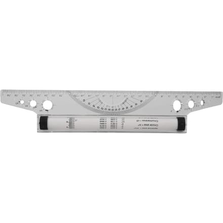 Règle à rouleau parallèle, outil de mesure d'angle pour dessin, longueur 30 cm gray