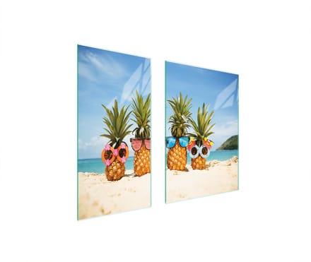 TMK ArtDeko - Snijplank Glas - 75x52 cm - Ananas - Beschermplaat
