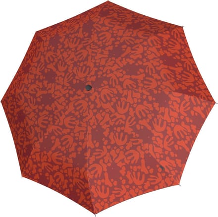 Knirps Paraplu A.200 Medium Duomatic Organic Magma Rood