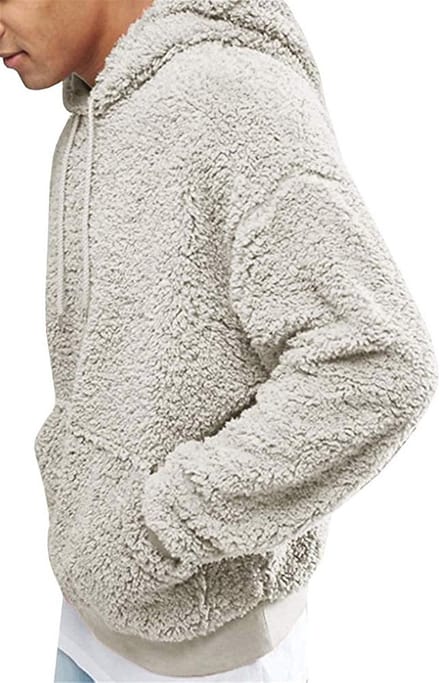 Heren Hoodie met Capuchon en Teddyfleece | Comfortabele Oversized Pullover