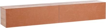 GLADSTONE - Wandgemonteerd TV-meubel - Rood - 180 cm - Vezelplaat