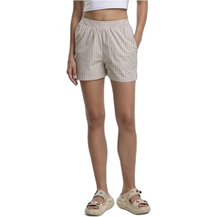 Urban Classics - Striped Korte broek - XL - Grijs/Wit