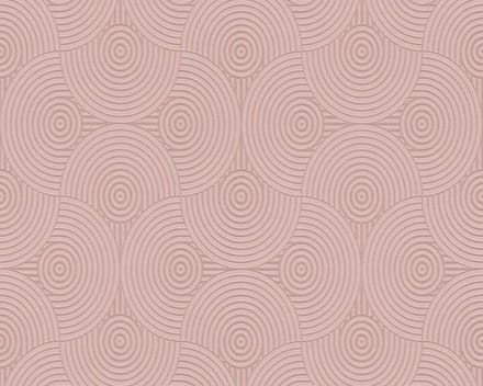 FANTASIE CIRKEL BEHANG - Roze Rood Goud Metallic - AS Creation Esprit 13