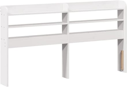 Hoofdbord met Opslagplanken 120 cm Breed Hout