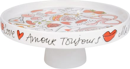 Blond Amsterdam, Specials, Love: cake platter edged 24 cm