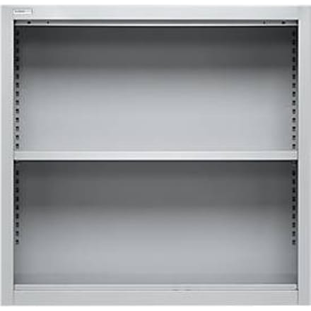 Schäfer Shop Select bovenschap MS, 2 OH, B 800 x D 400 x H 800 mm, plaatstaal, aluminium wit