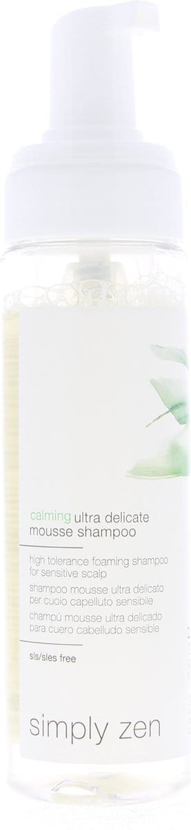 Simply Zen calming ultra delicate mousse shampoo 200 ml - Normale shampoo - Voor Alle haartypes
