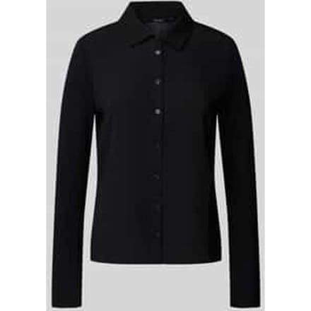 Slim fit overhemdblouse van een mix van viscose en elastaan, model 'Kirsty'